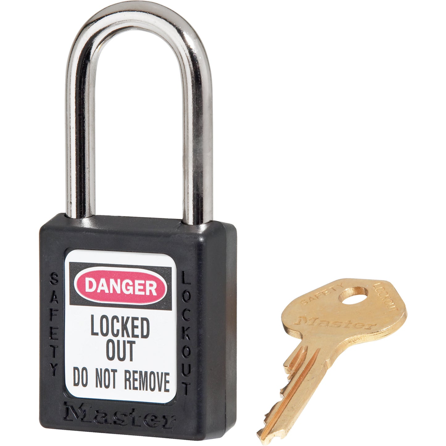 Master Lock 410 Series Zenex™ Padlocks - Set of Six, Safety Padlock, Keyed Alike, Thermoplastic, 1-1/2" Width