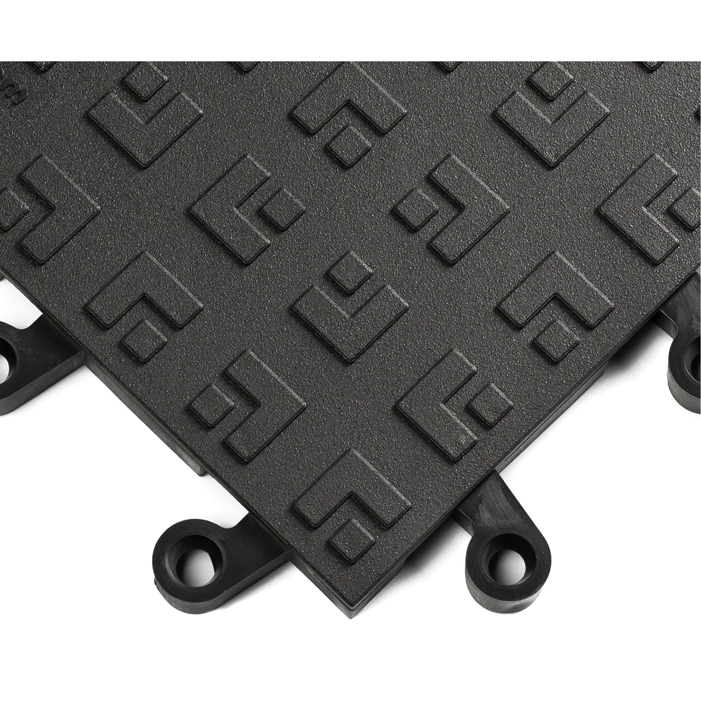 Wearwell ErgoDeck® Ergonomic Flooring System No. 562, PVC, 1-1/2' W x 1-1/2' L, 7/8" Thick, Black