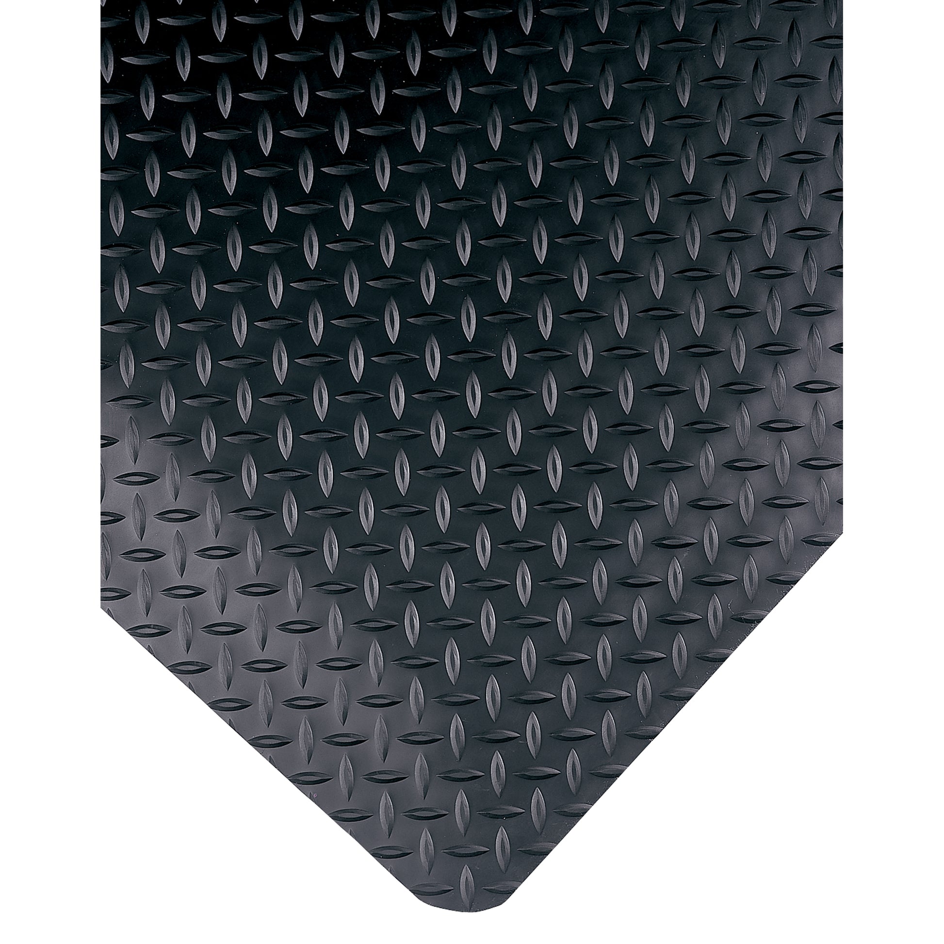 Wearwell Select No. 495 Mats, Diamond, 3' x 75' x 9/16", Black, PVC