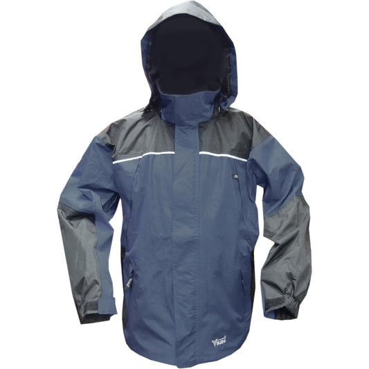 Viking Tempest Classic Outerwear - Jacket, Polyester/PVC, 3X-Large, Charcoal/Navy Blue