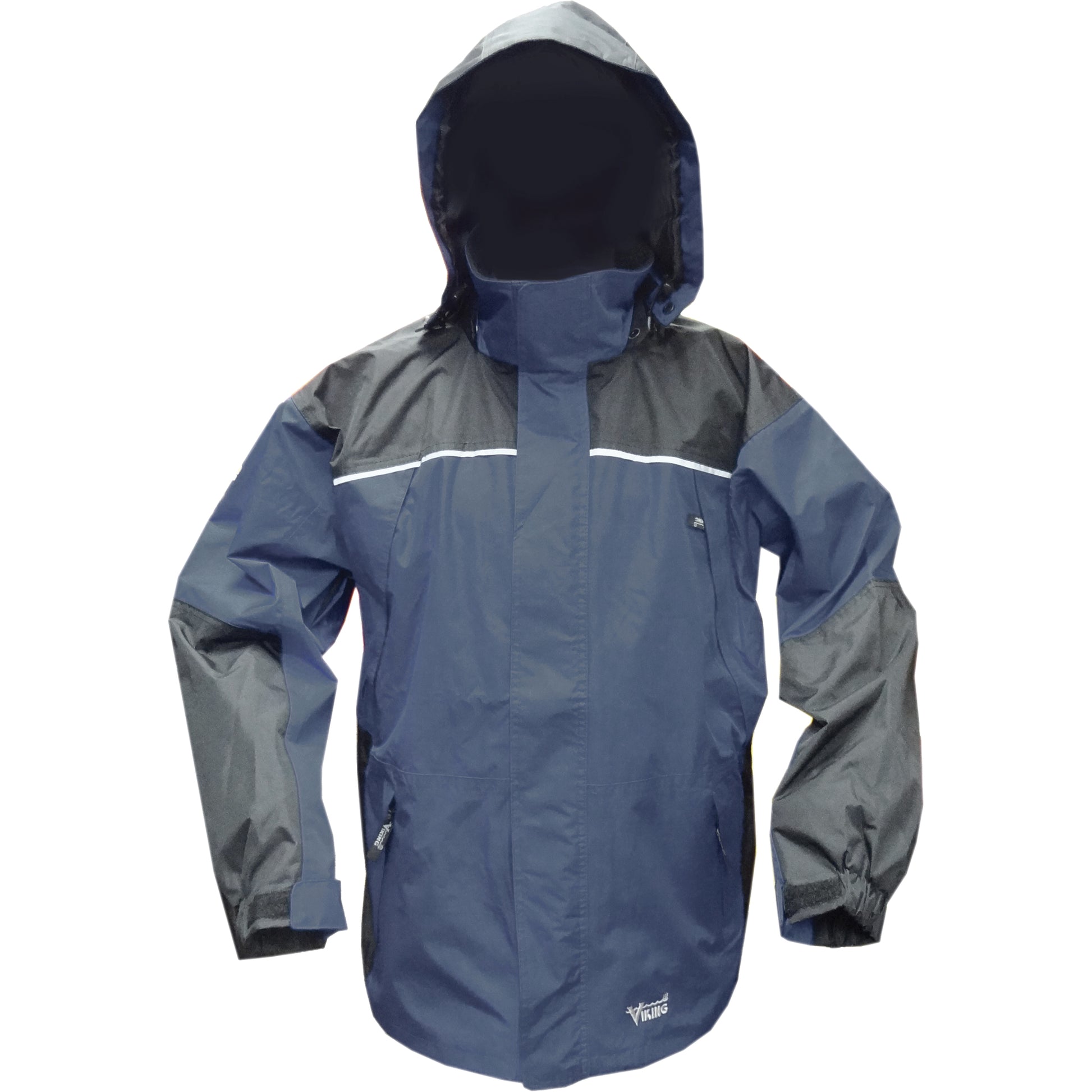 Viking Tempest Classic Outerwear - Jacket, Polyester/PVC, Medium, Charcoal/Navy Blue