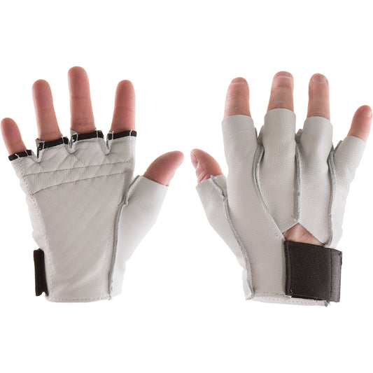 Impacto Anti-Impact Waffle Pad Gloves - Right, Size Large, Grain Leather Palm