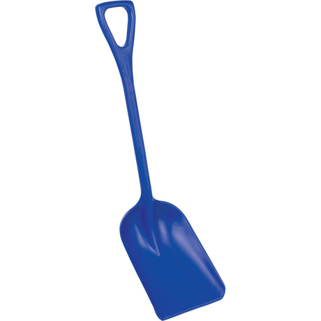 Safety Shovels - Hygienic Shovels (One-Piece), 10" x 14" Blade, 37-1/2" Length, Plastic, Blue