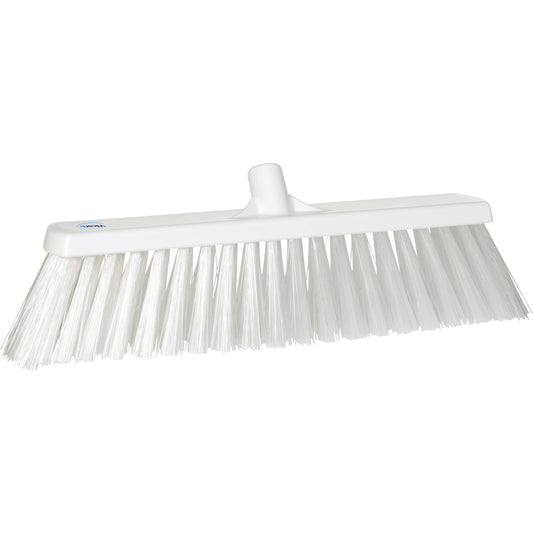 Large Particle Push Broom Head, 2-1/2", Polyester, White