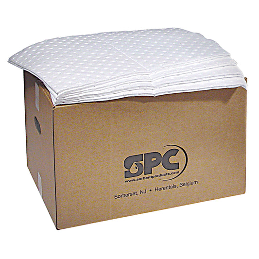 SPC SXT™ Industrial Sorbents-PREMIUM Extra-Tough Pads & Rolls, Oil Only, 19" x 15", 17 gal. Absorbancy