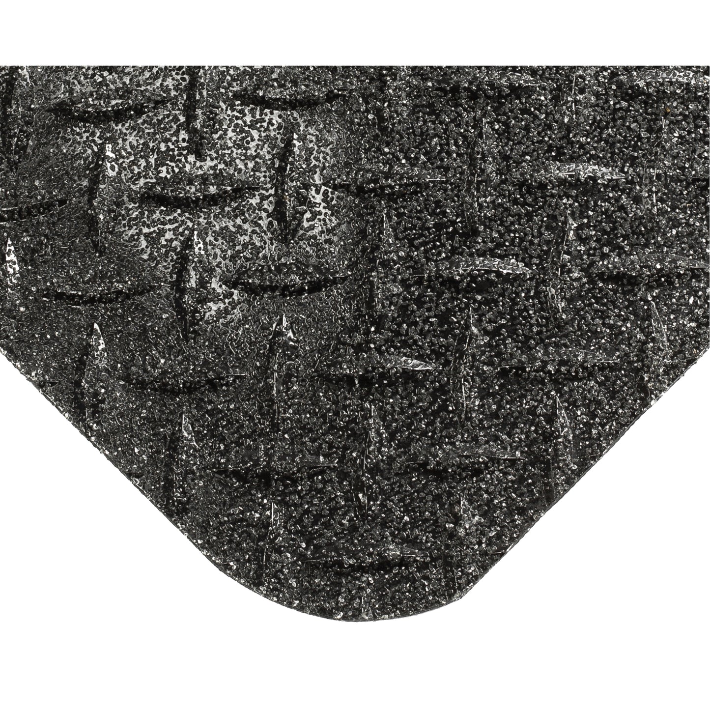 Wearwell SpongeCote® With Gritshield Mats No. 416, Diamond, 4' x 75' x 9/16", Black, PVC Sponge