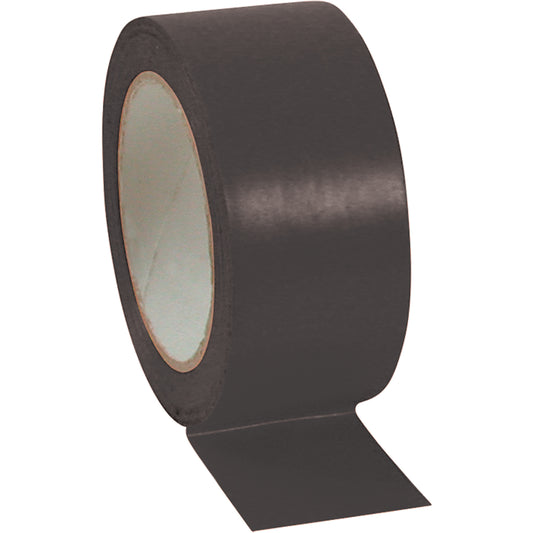 Incom Top Tape & Label Aisle Marking Tape, 3" x 108', Vinyl, Black
