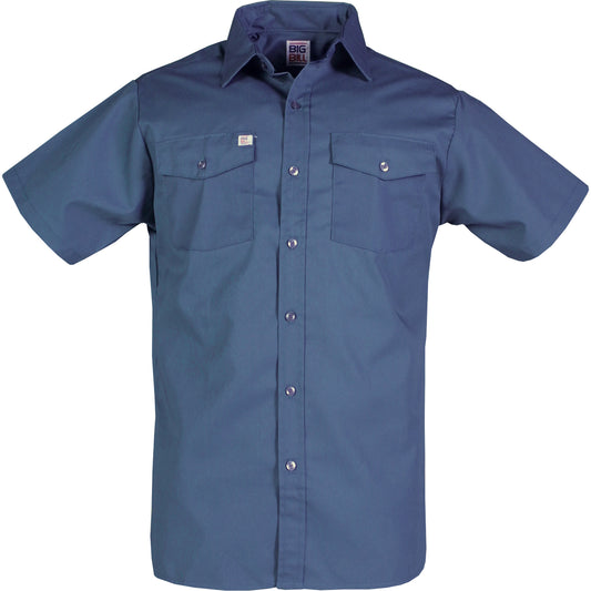 Big Bill Work Shirts, Men's, Medium, Navy Blue