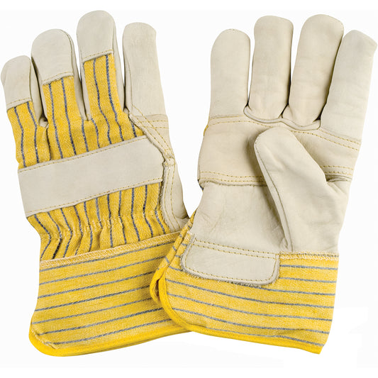 Zenith Safety Products Winter-Lined Patch-Palm Fitters Gloves, X-Large, Grain Cowhide Palm, Cotton Fleece Inner Lining