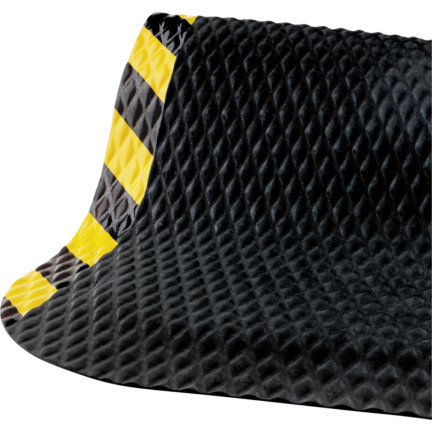 M+A Matting Hog Heaven No. 424 Mats, Diamond, 2' x 3' x 7/8", Black/Yellow, Nitrile
