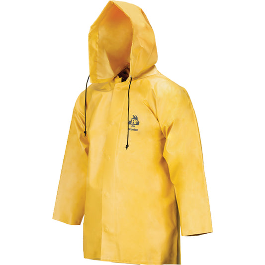  Neo-Slick Chemical & Acid Resistant Rain Jacket, X-Large, Yellow, Neoprene