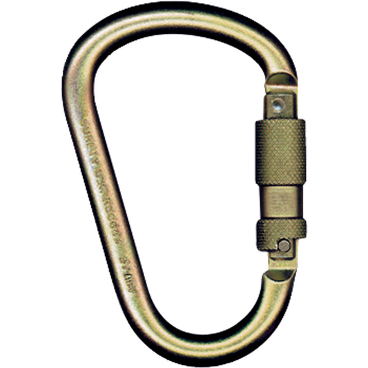 MSA Carabiners, Steel, 5000 lbs Capacity