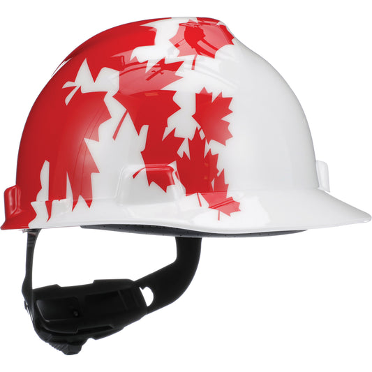 MSA Freedom Series™ Hardhat, Ratchet Suspension, Red/White