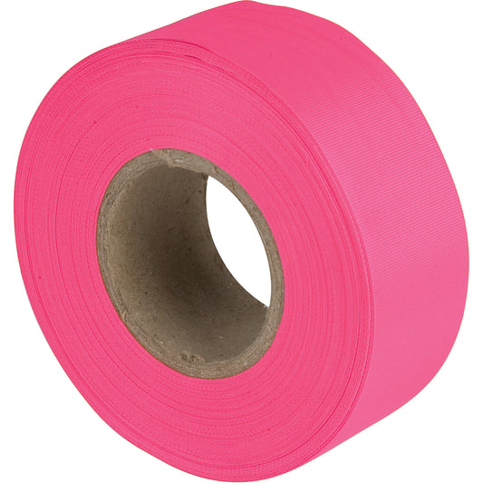 C.H. Hanson Flagging Tape, 1.1875" W x 150' L, Fluorescent Pink