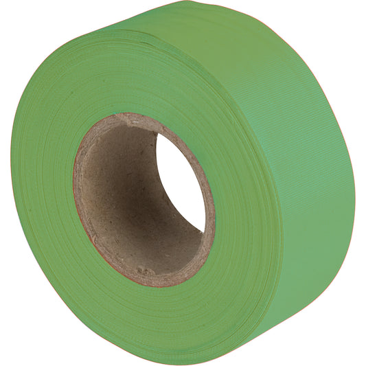 C.H. Hanson Flagging Tape, 1.1875" W x 150' L, Fluorescent Green