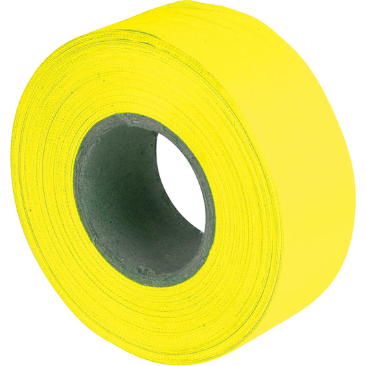 C.H. Hanson Flagging Tape, 1.2" W x 150' L, Fluorescent Yellow