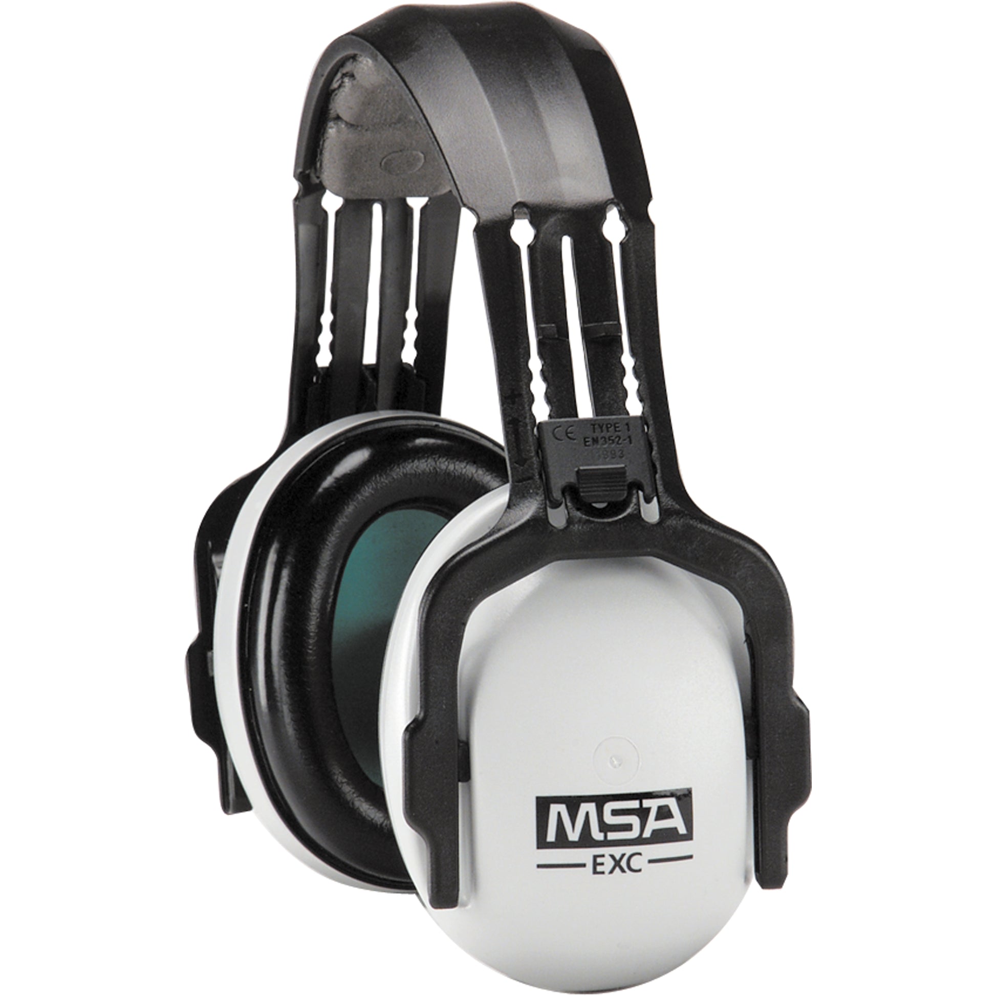 MSA EXC Earmuff, Headband, 24 NRR dB