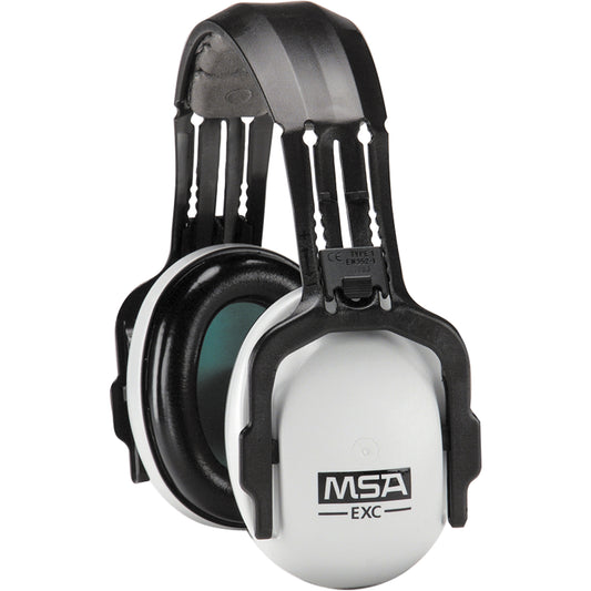 MSA EXC Earmuff, Headband, 24 NRR dB