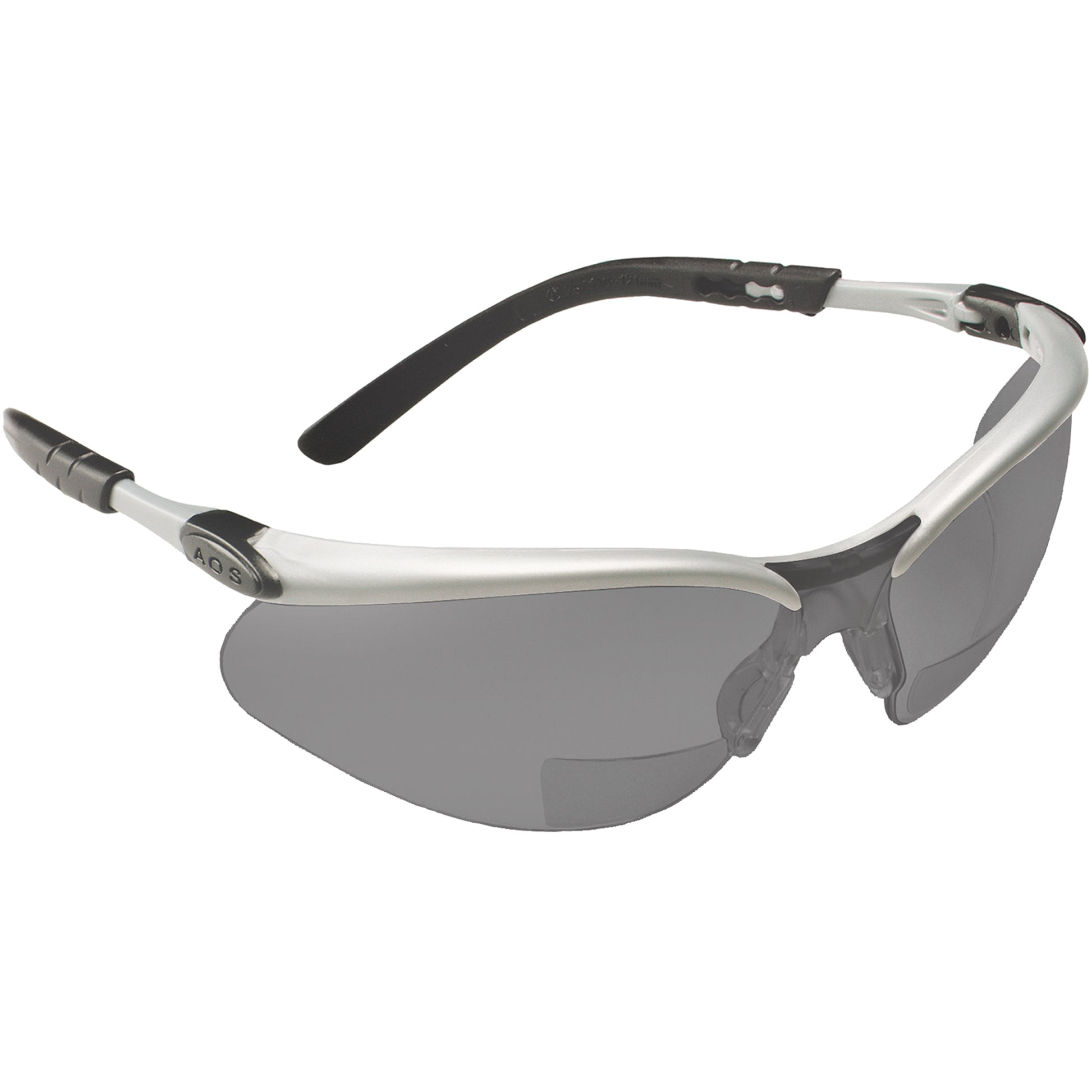 3M BX™ Reader Safety Glasses, Anti-Fog, Grey/Smoke, 1.5 Diopter