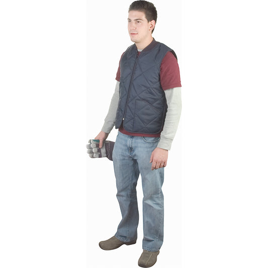  Light-Duty Insulated Cooler Jackets, Vests & Coats, Men's, Small, Navy Blue