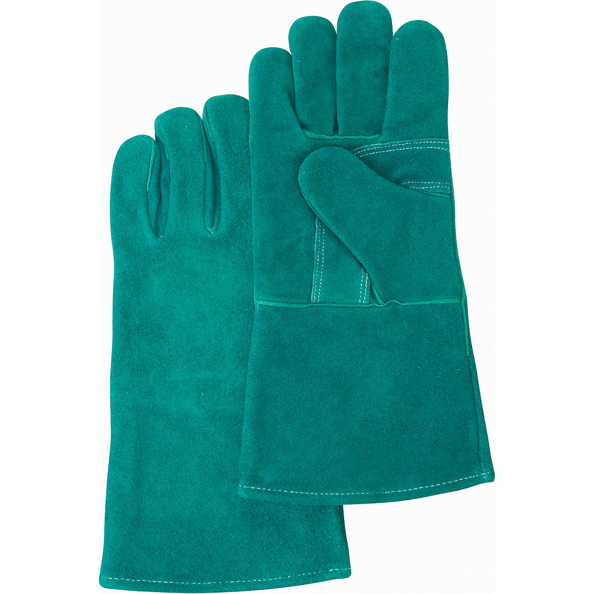 Weld-Mate Premium Welder's Gloves, Split Cowhide, Size Large