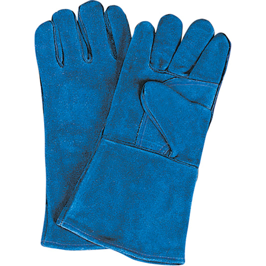 Weld-Mate Double Palm & Thumb Welding Gloves, Split Cowhide, Size X-Large