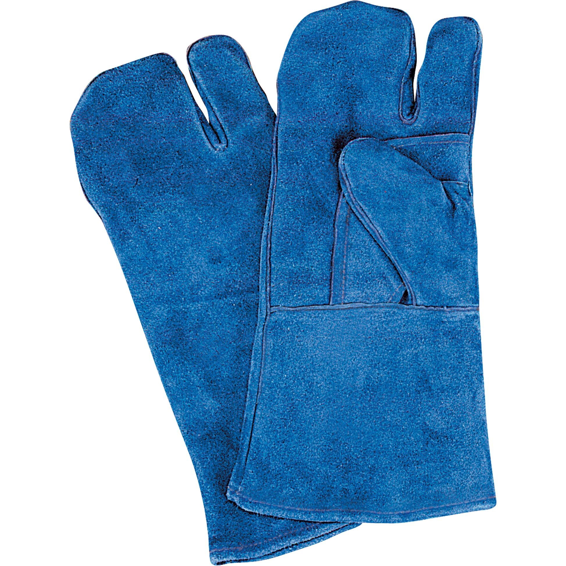Weld-Mate Double Palm & Thumb Welding Gloves, Split Cowhide, Size Large
