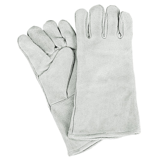 Weld-Mate Standard-Duty Welder's Gloves, Split Cowhide, Size Large