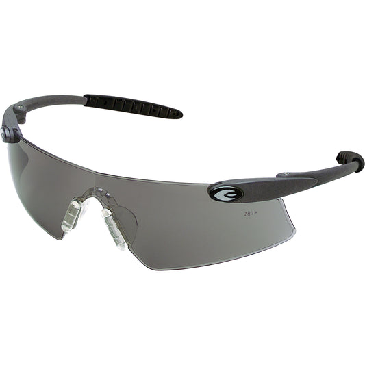 Crews Desperado® Safety Glasses, Grey/Smoke Lens, Anti-Scratch, ANSI Z87+/Meets/Exceeds CSA Z94.3