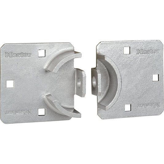 Master Lock Solid Steel Hasps, Silver