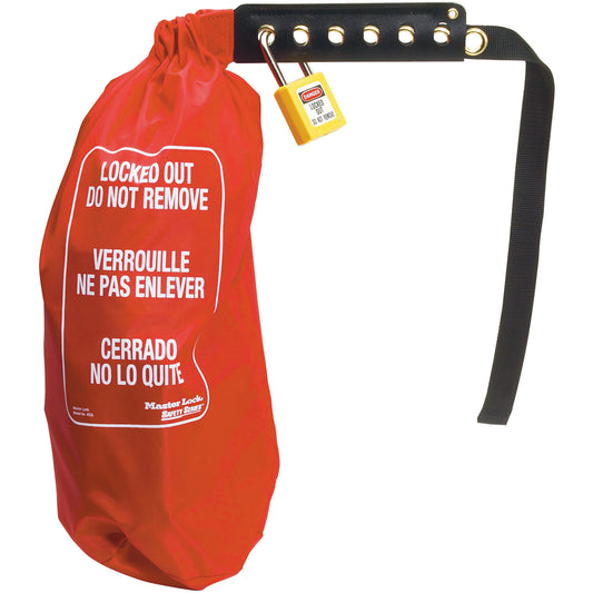 Master Lock Electrical Lockout Oversized Plug & Hoist Control Cover, Plug Type