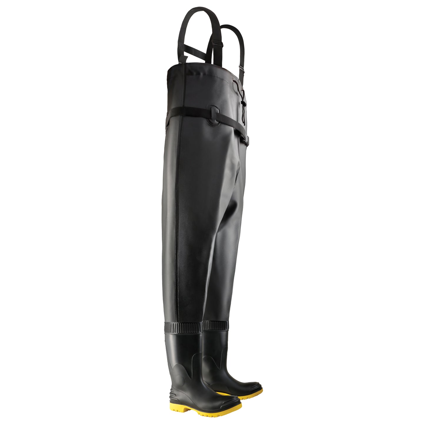 Dunlop Protective Footwear Chest Waders, 10, Steel Toe, Puncture Resistant Sole