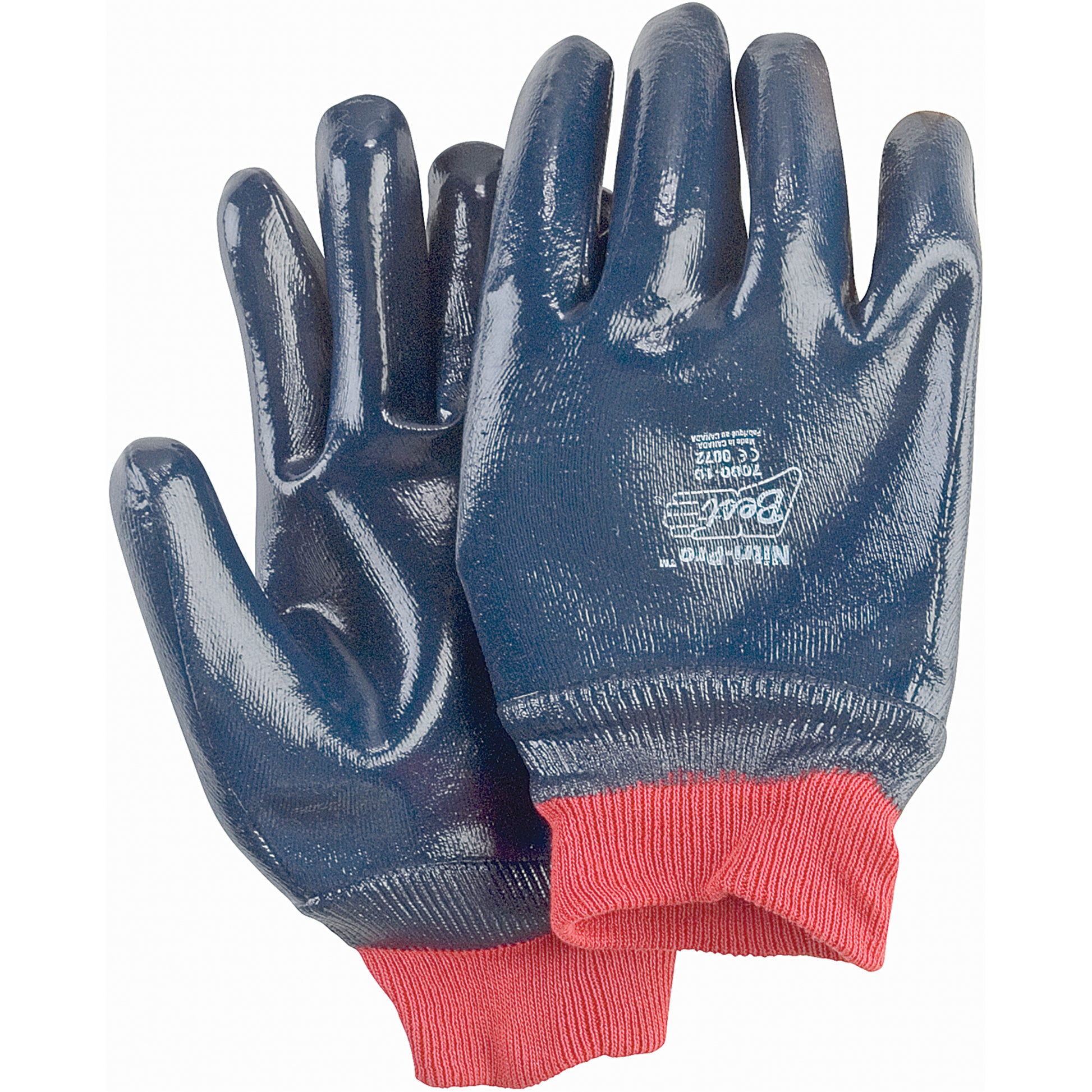 Showa Nitri-Pro® Gloves, 10/X-Large, Nitrile Coating, Jersey/Cotton Shell