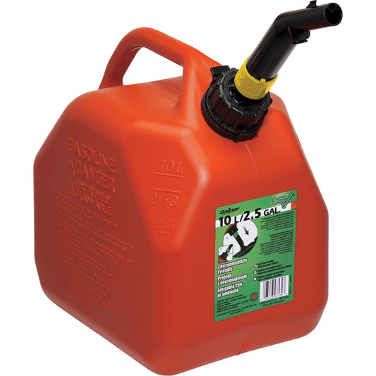 Eco® Gas Cans, 2.5 US gal./9.46 L, Red, CSA Compliant/ULC