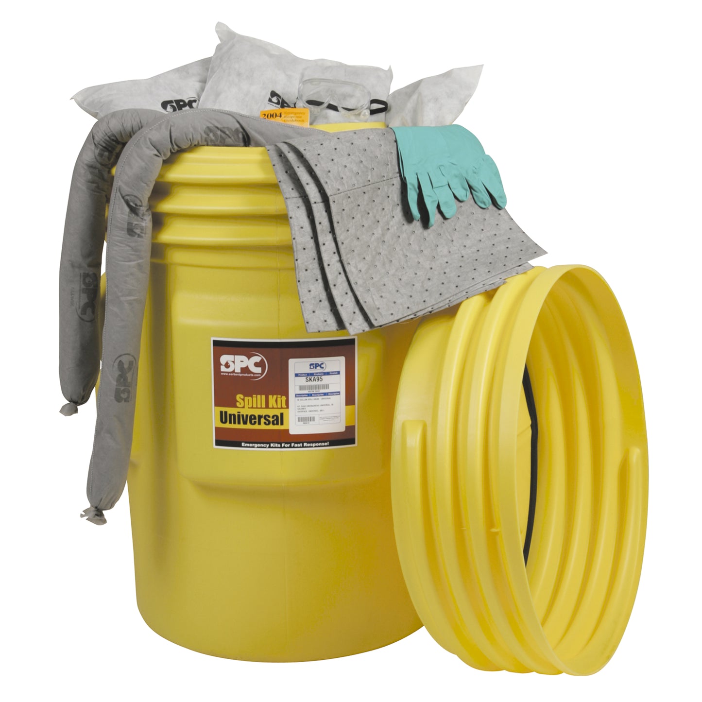 SPC Spill Kit, Oil Only, Bag, 75 US gal. Absorbancy