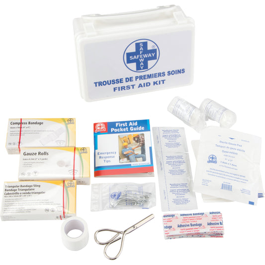  First Aid Kit, Class 1 Medical Device, Plastic Box