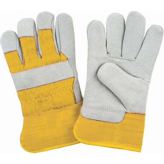 Zenith Safety Products Premium Winter-Lined Fitters Gloves, X-Large, Split Cowhide Palm, Foam Fleece Inner Lining