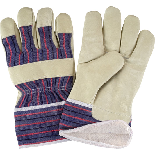 Zenith Safety Products Comfort Winter-Lined Work Gloves, Large, Grain Pigskin Palm, Cotton Fleece Inner Lining