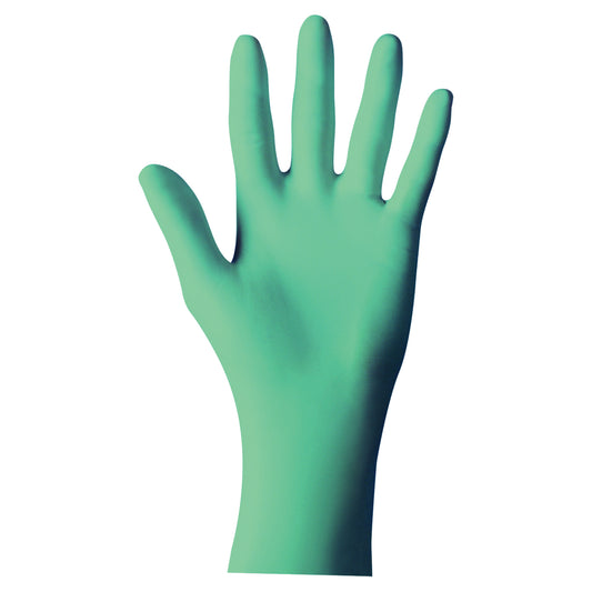 Showa Dermathin® Gloves, Medium, Latex, 5-mil, Powdered, Blue