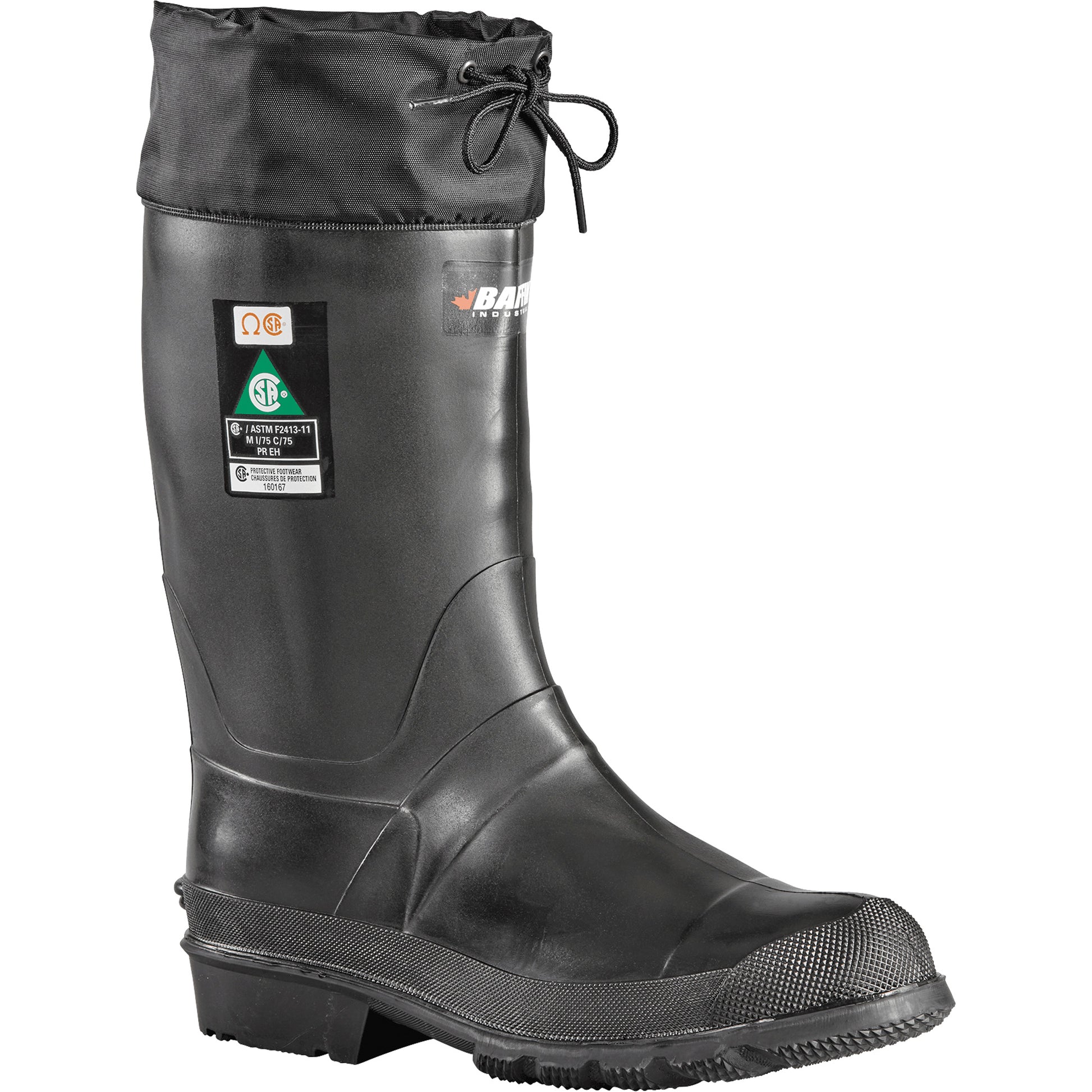 Baffin Technology Refinery Boots, Oarprene Rubber, Steel Toe, Puncture Resistant Sole, Size 6