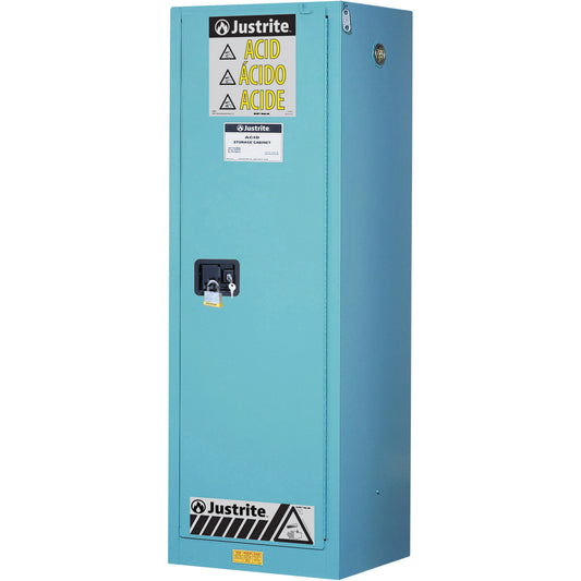 ChemCor® Lined Acid/Corrosive Storage Cabinets, 22 gal., 23.25" x 65" x 18"