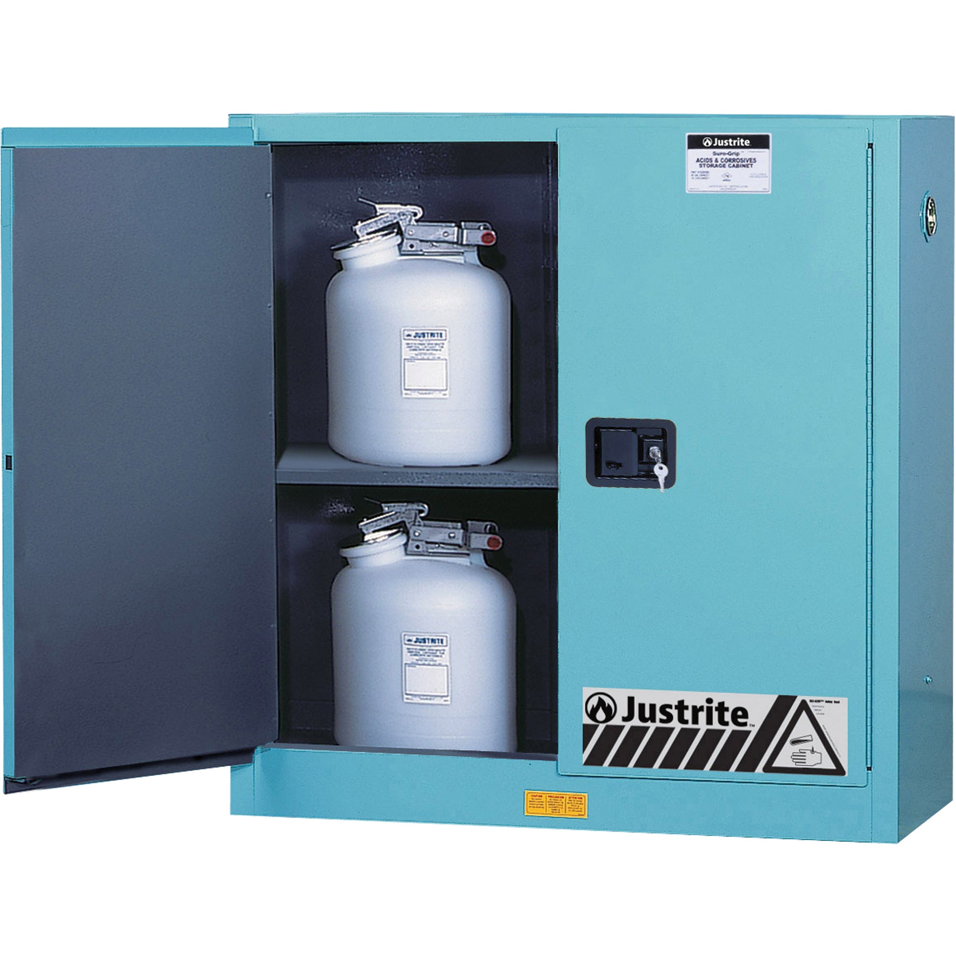 ChemCor® Lined Acid/Corrosive Storage Cabinets, 45 gal., 43" x 65" x 18"