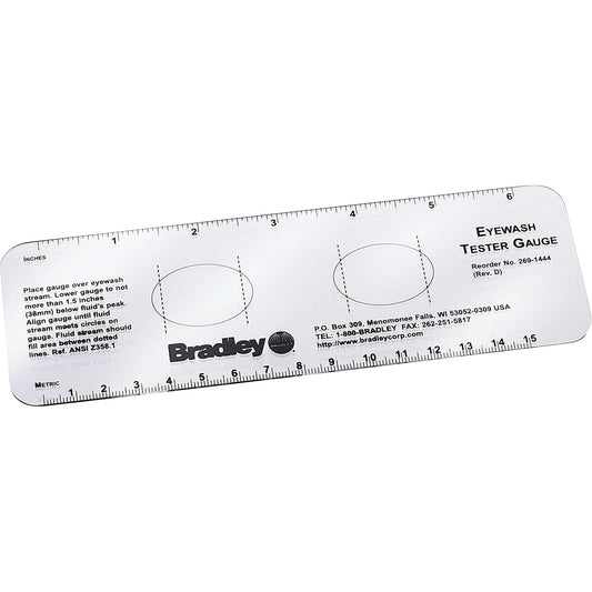Bradley Eyewash Test Gauges