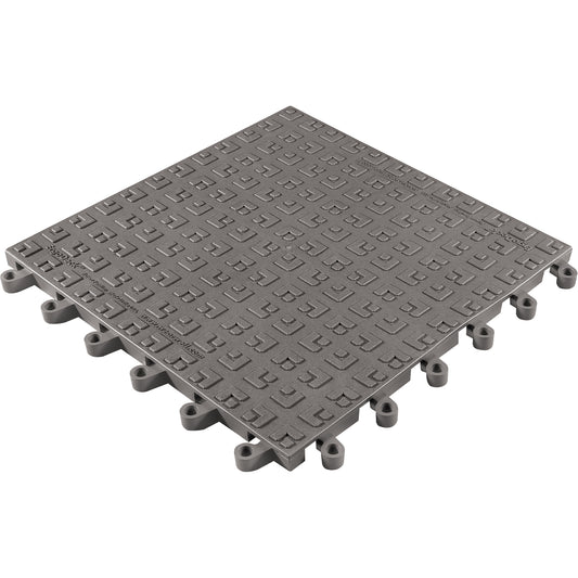 Wearwell ErgoDeck® Soft No. 566 Matting, PVC, 1-1/2' W x 1-1/2' L, 7/8" Thick, Charcoal