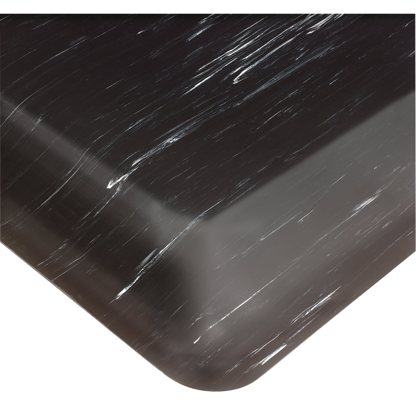 Wearwell UltraSoft Tile-Top AM No. 419 Anti-Microbial Mats, Smooth, 4' x 60' x 7/8", Black, PVC Sponge