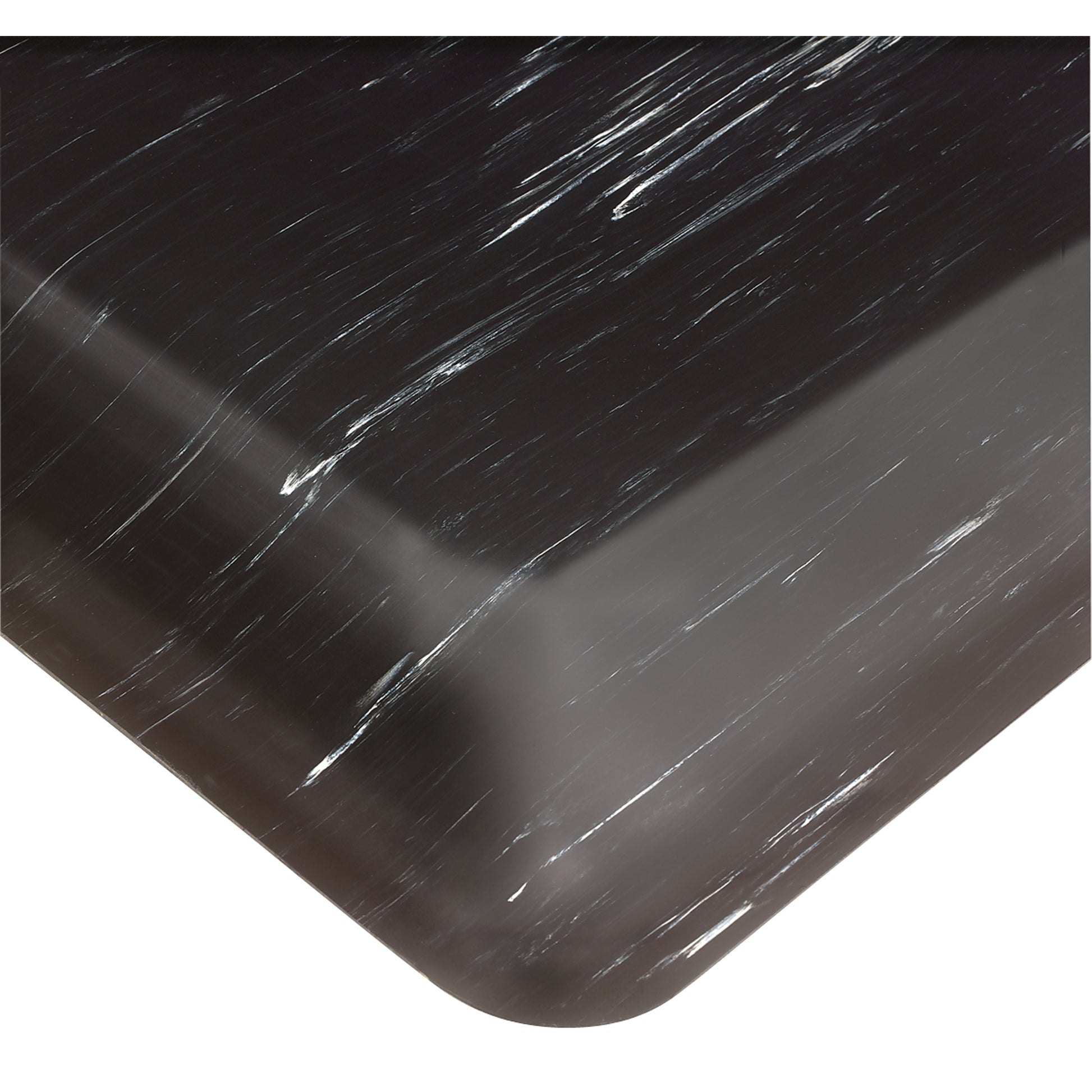 Wearwell UltraSoft Tile-Top AM No. 419 Anti-Microbial Mats, Smooth, 4' x 60' x 7/8", Black, PVC Sponge