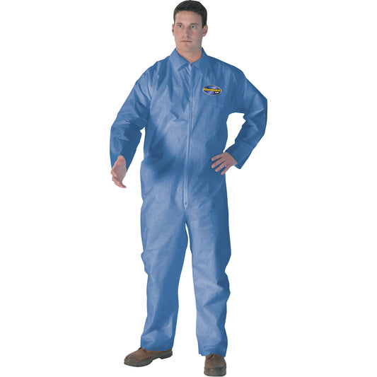 Ansell Kleenguard™ A20 Coveralls, 4X-Large, Blue, SMS