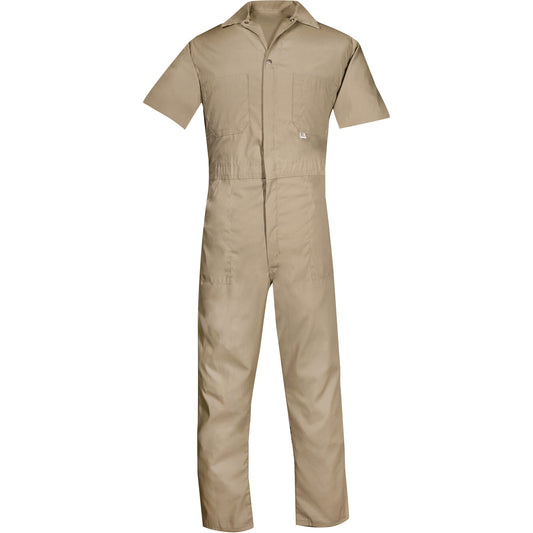Big Bill Short Sleeved Coveralls, Men's, Tan, Size 3X-Large (Tall)