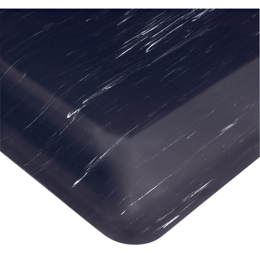 Wearwell Tile-Top AM No. 420 Anti-Microbial Mats, Smooth, 4' x 60' x 1/2", Charcoal, PVC Sponge