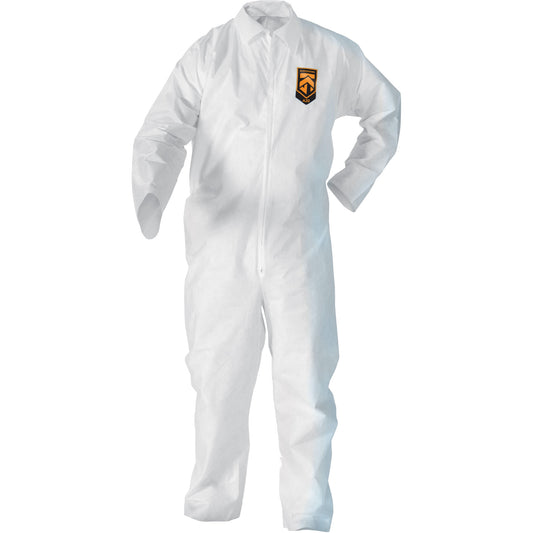 Ansell Kleenguard™ A20 Coveralls, 3X-Large, White, SMS